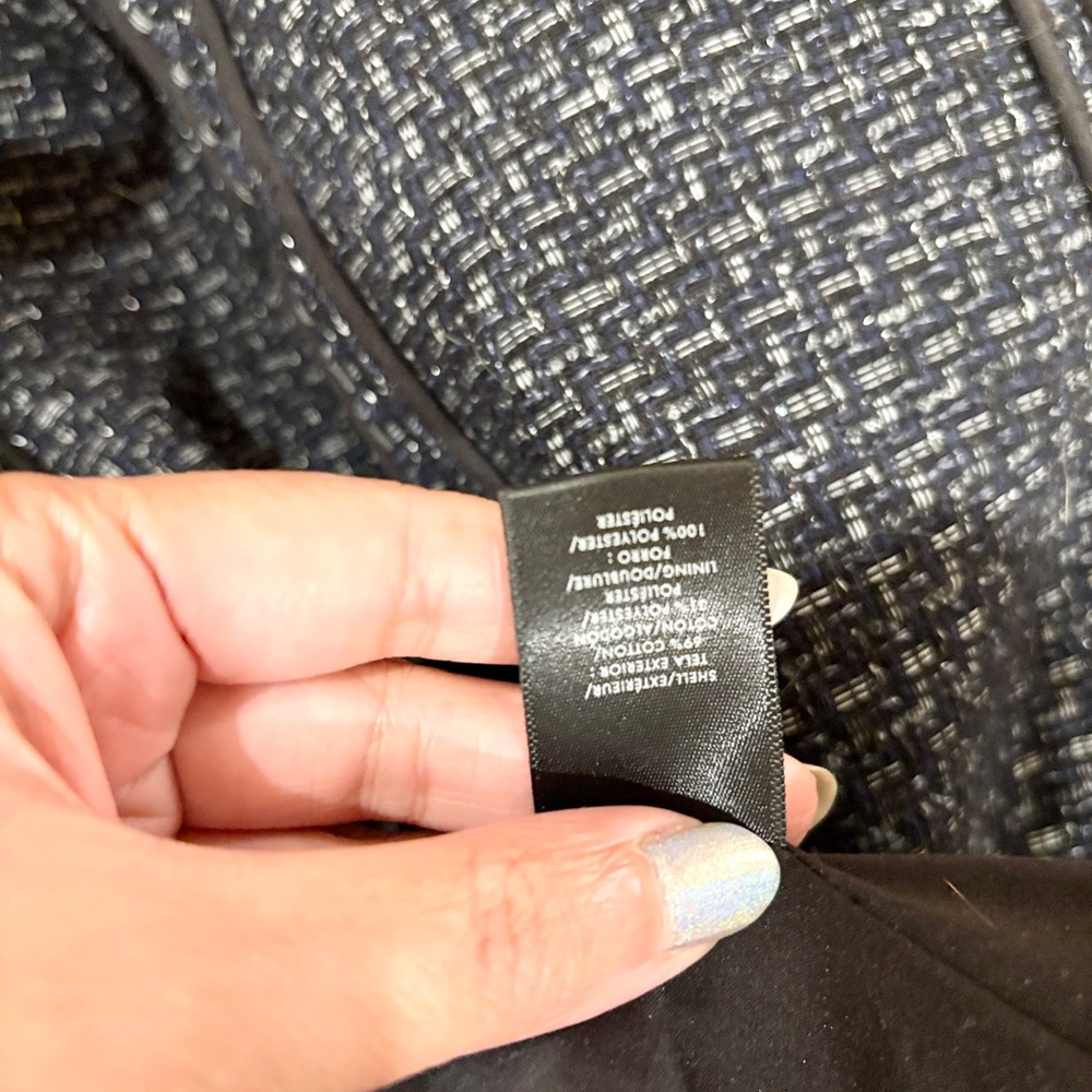 Ann Taylor Navy Tweed Blazer - Picture 10 of 10